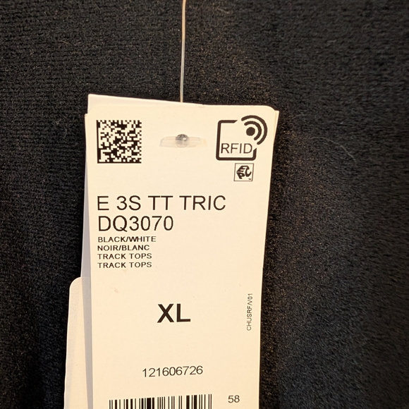 Adidas Men's Black Track Jacket - Picture 4 of 4